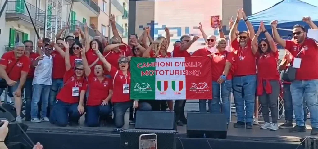 FOTO | Mototurismo, il “Moto Club Rosso Italiano” ancora Campione d’Italia