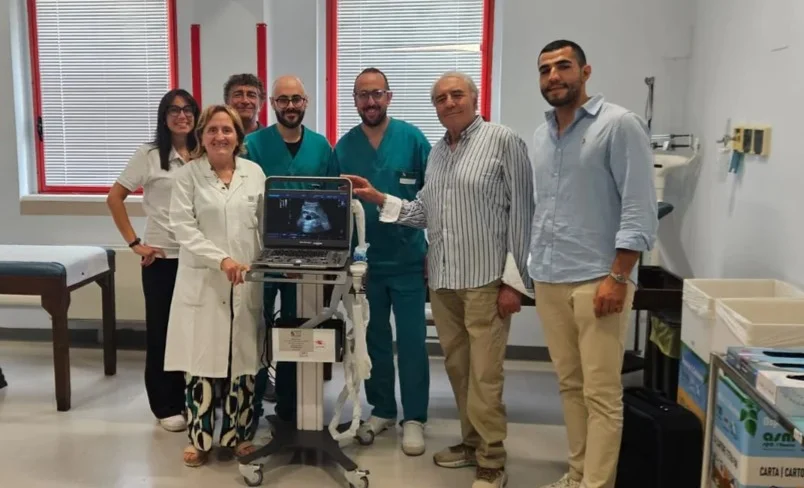 Un nuovo ecografo per la dialisi dell'Ospedale San Salvatore