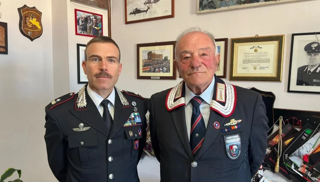 Giulianova, il Maggiore Morandi in visita all'associazione nazionale Carabinieri