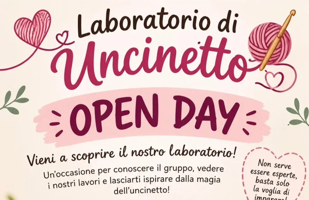 L'arte dell'uncinetto, lunedì a Nepezzano l'Open Day del nuovo laboratorio