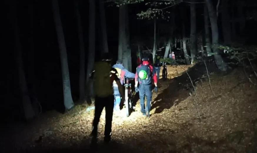 Due biker bloccati sul Sentiero dei Quattro Vadi, recuperati nella notte