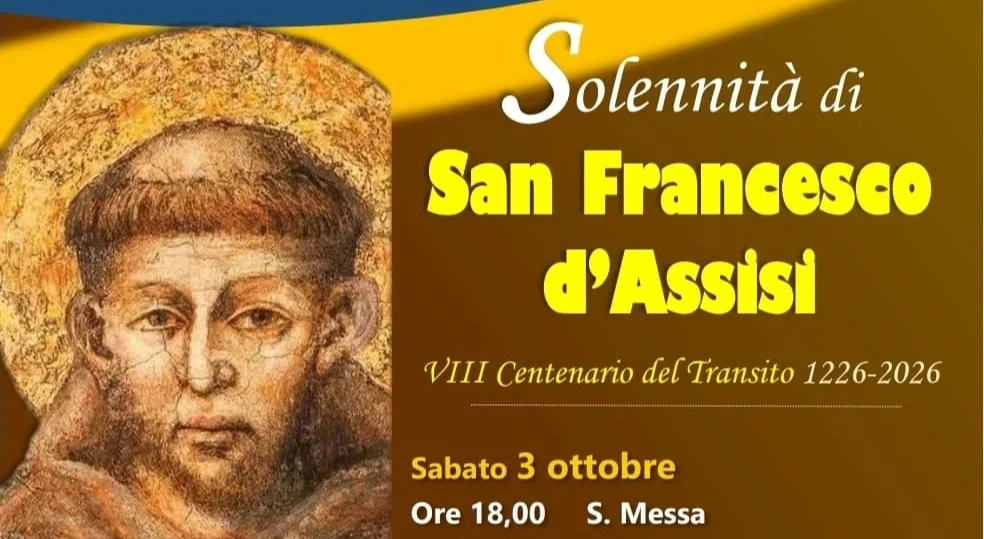 Silvi, celebrazioni per l’8° centenario della morte di S. Francesco