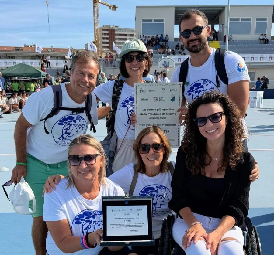 IC Giovanni XXIII di Pineto è la scuola più sportiva della provincia