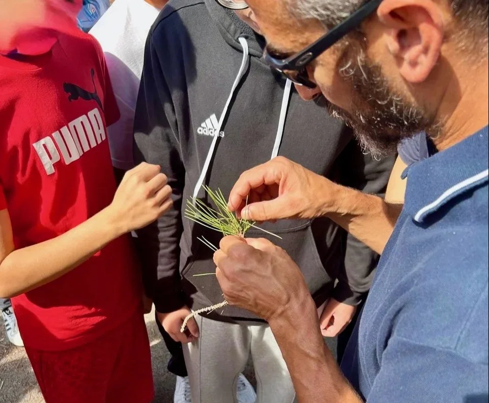 Al Crocetti-Cerulli il parco della scuola diventa una lezione sul campo
