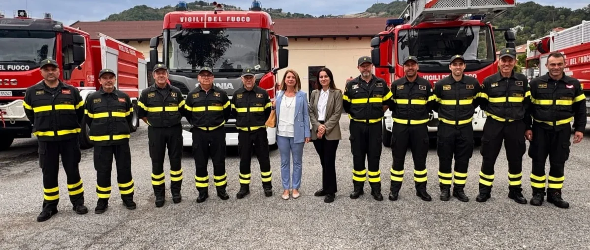 FOTO | Teramo, visita del Prefetto al Comando provinciale dei Vigili del Fuoco