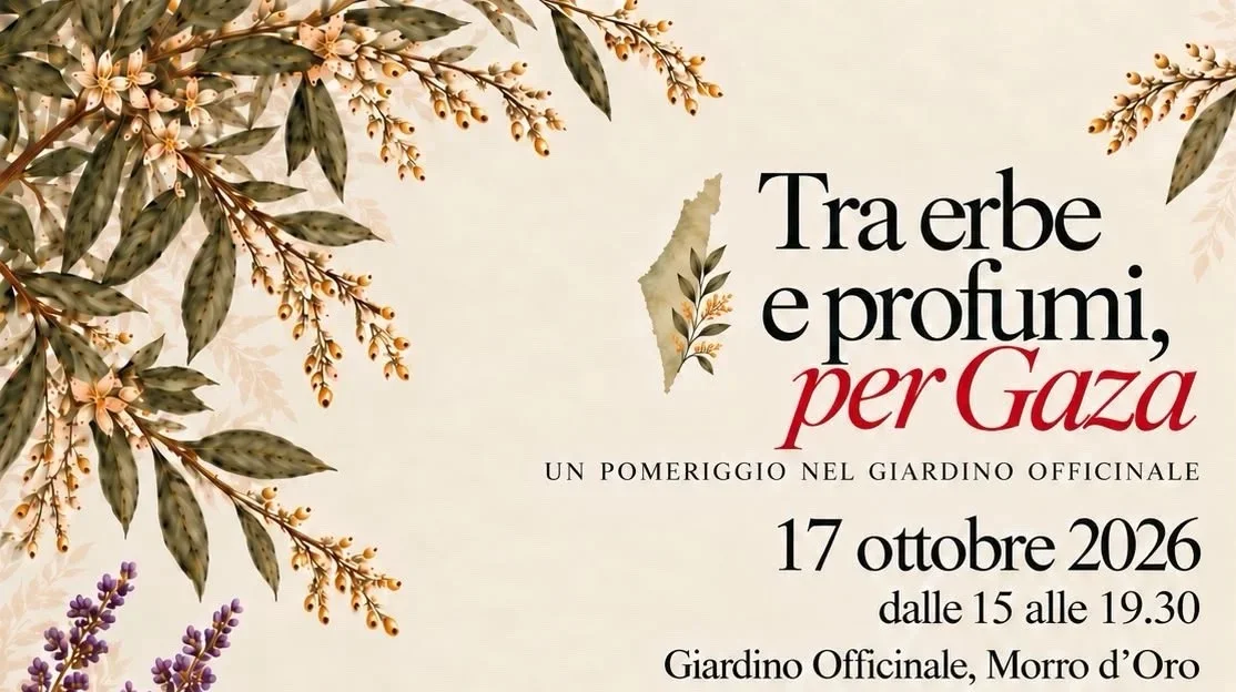 Gaza, tra erbe e profumi del giardino officinale di Morro d'Oro