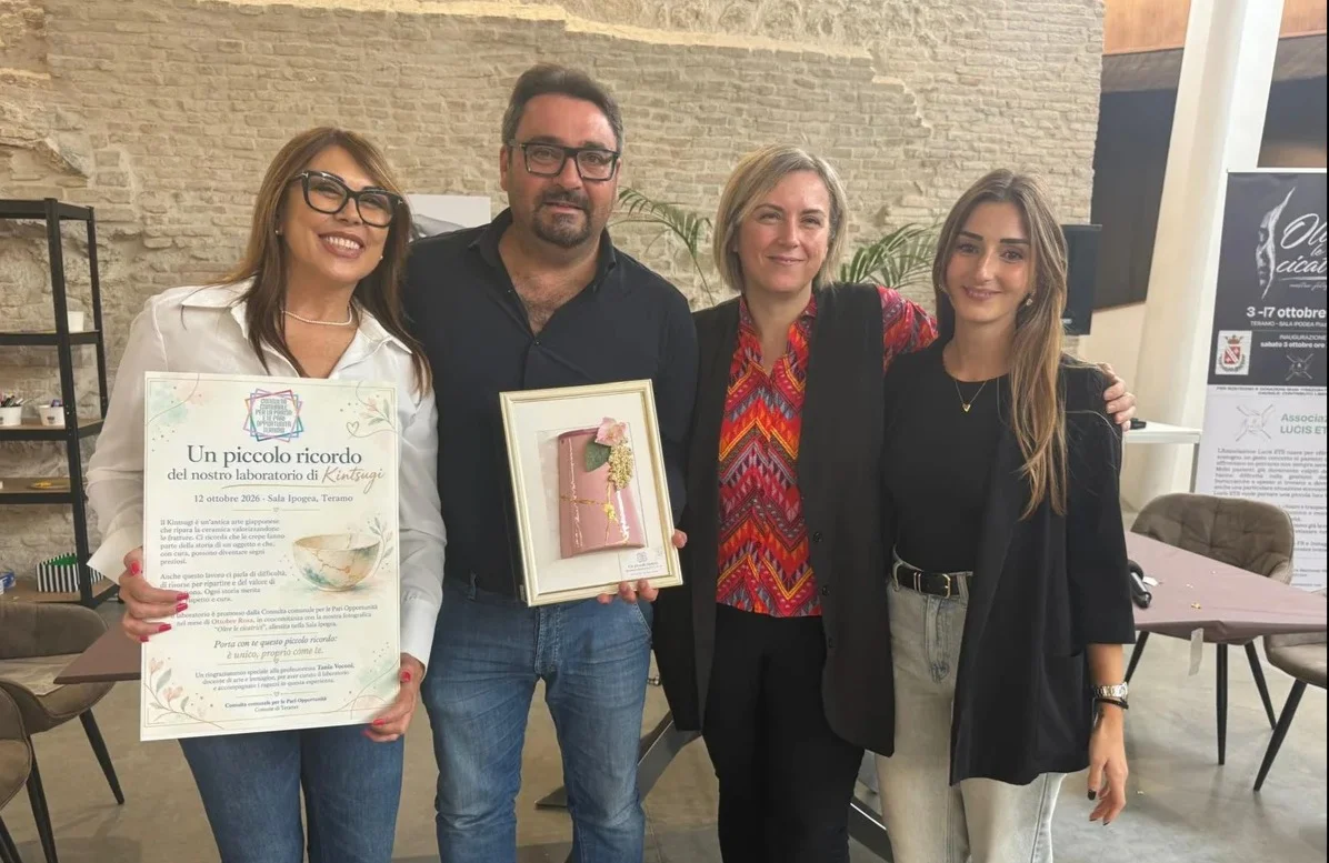 FOTO e VIDEO |Successo per il  Laboratorio Kintsugi all'Ipogeo di Teramo