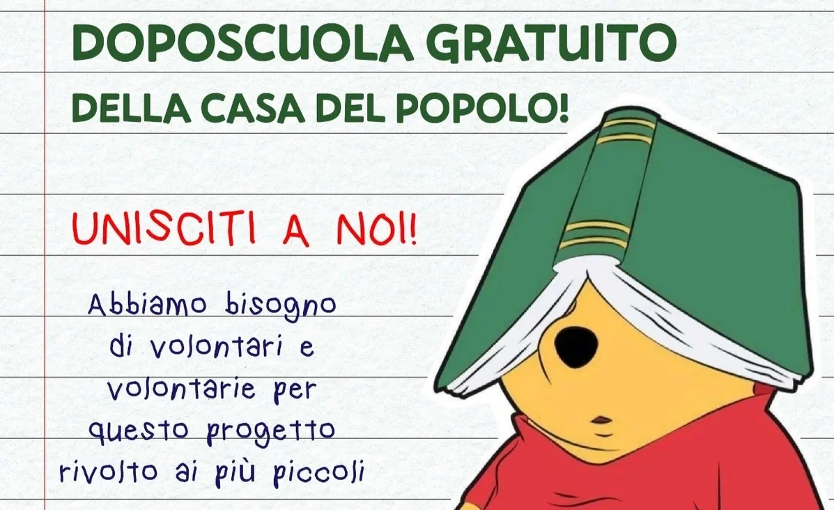 Casa del Popolo, assemblea per il ritorno del doposcuola gratuito