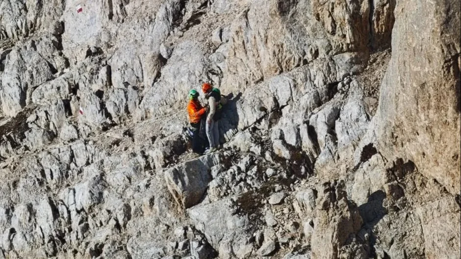 Gran Sasso, recuperati due escursionisti lungo la Direttissima
