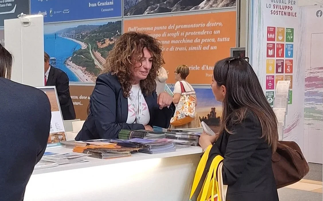 FOTO | Promozione del turismo, l'AMP Cerrano alla fiera di Rimini