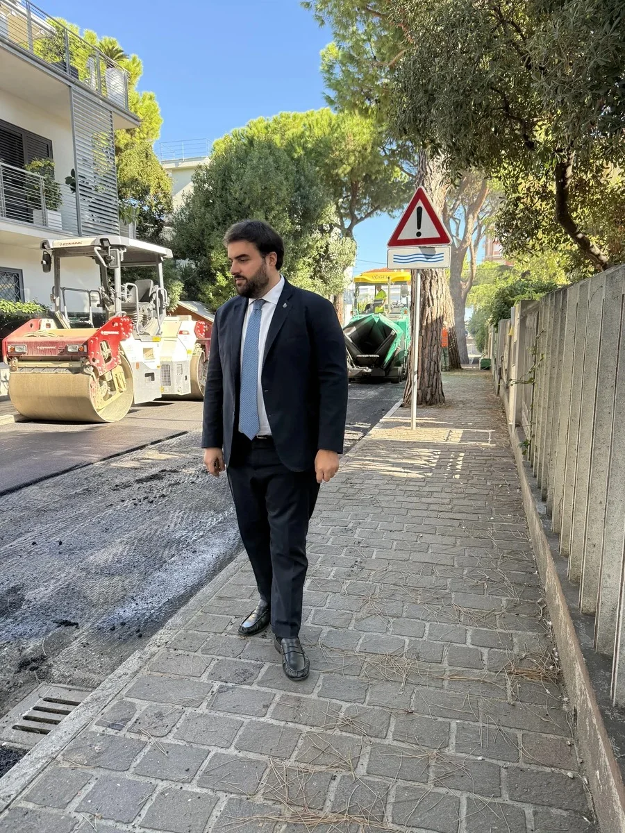 Roseto, lavori conclusi in in viale Filippone Thaulero