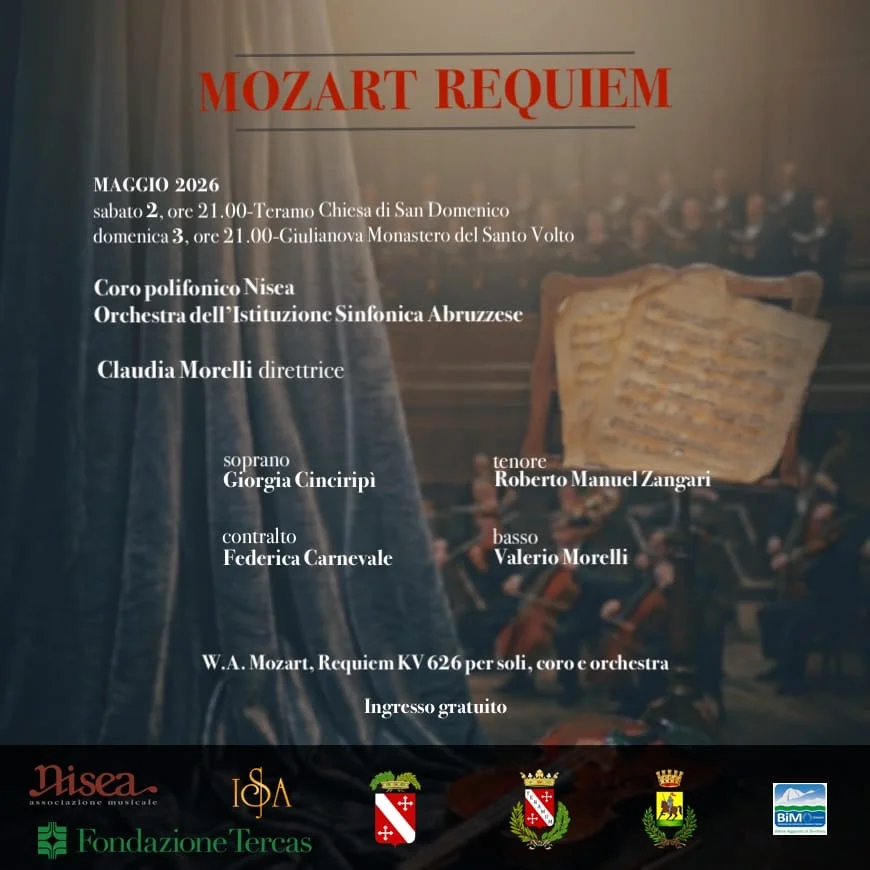 Associazione Nisea presenta il Requiem KV 626 di Mozart