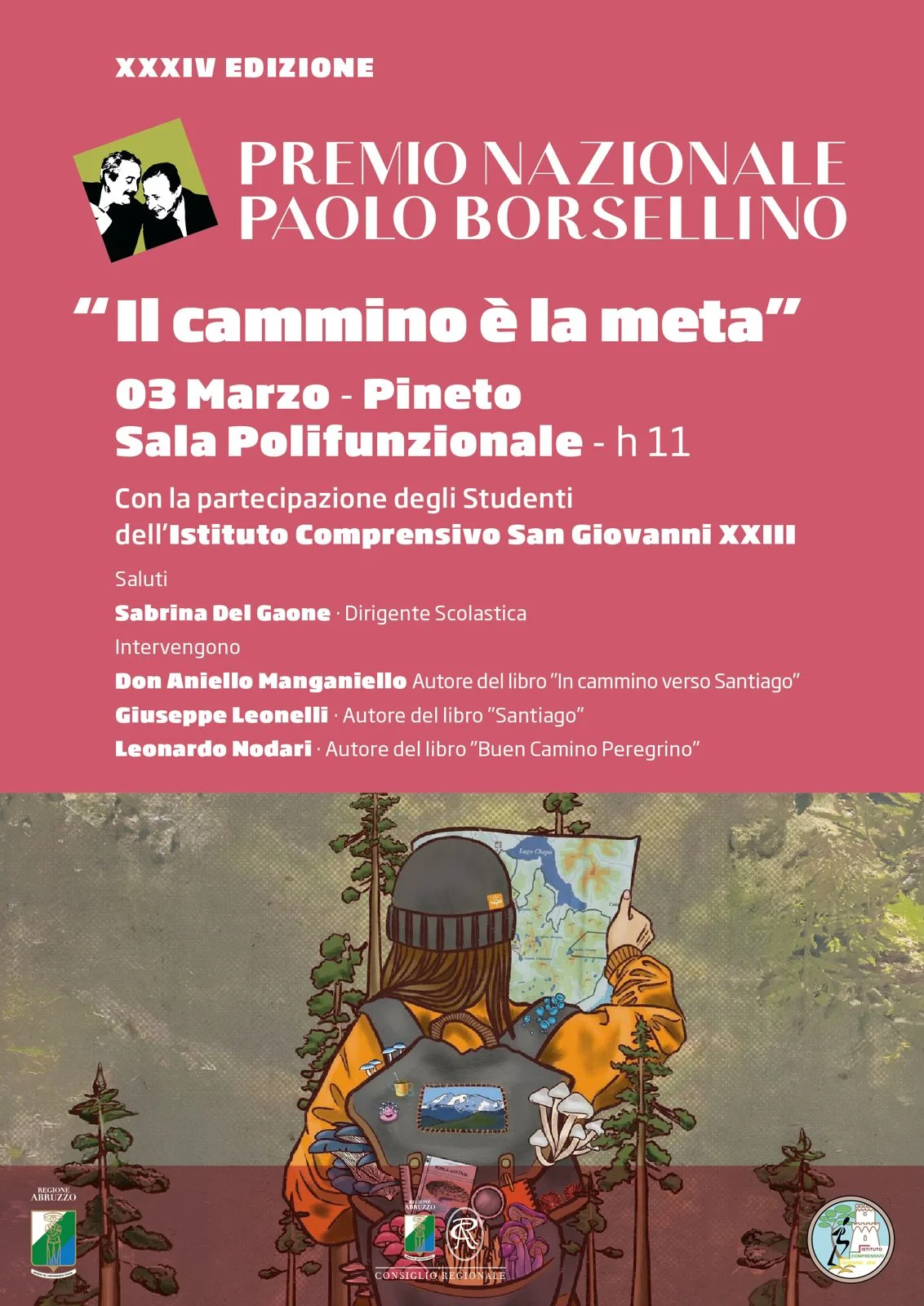 “Buon Camino peregrino” :  a Roma, L’Aquila, Pineto, Pescara, Chieti, le prime presentazioni del nuovo libro di Leo Nodari