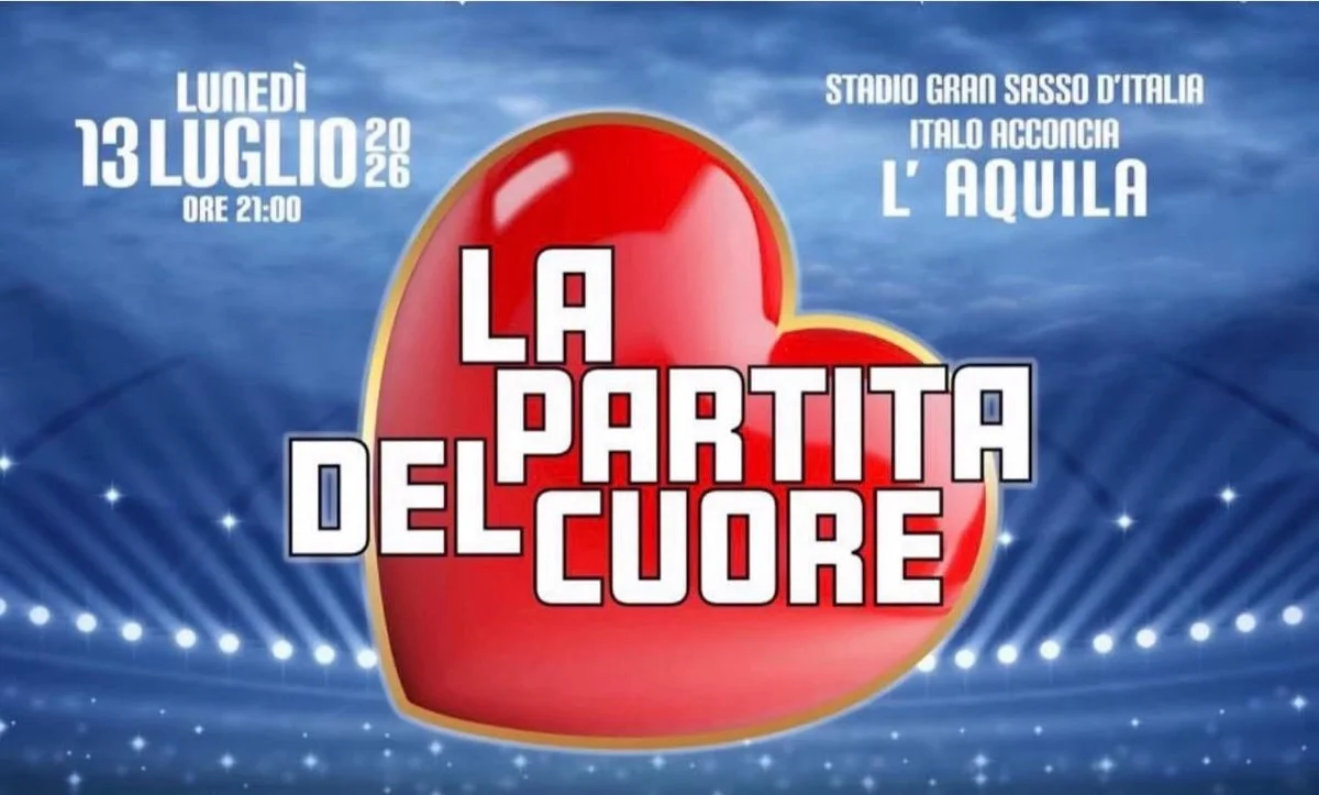 A L'Aquila la Partita del Cuore tra la Nazionale cantanti e i politici