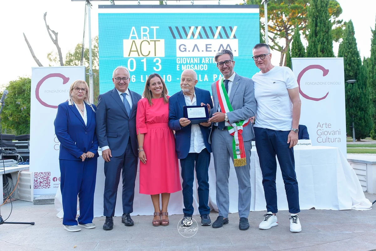 FOTO | Art in Act 013,  a Roseto si celebra il mosaico tra memoria, ricerca e futuro