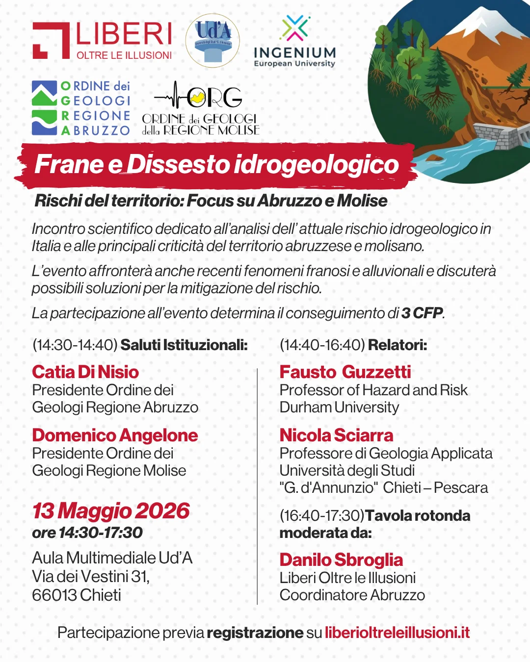 Frane e dissesto idrogeologico. Rischi del territorio: focus su Abruzzo e Molise