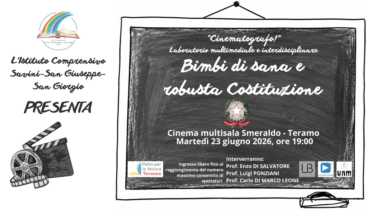 La Costituzione diventa cinema con gli alunni dell'IC “Savini-San Giuseppe-San Giorgio”