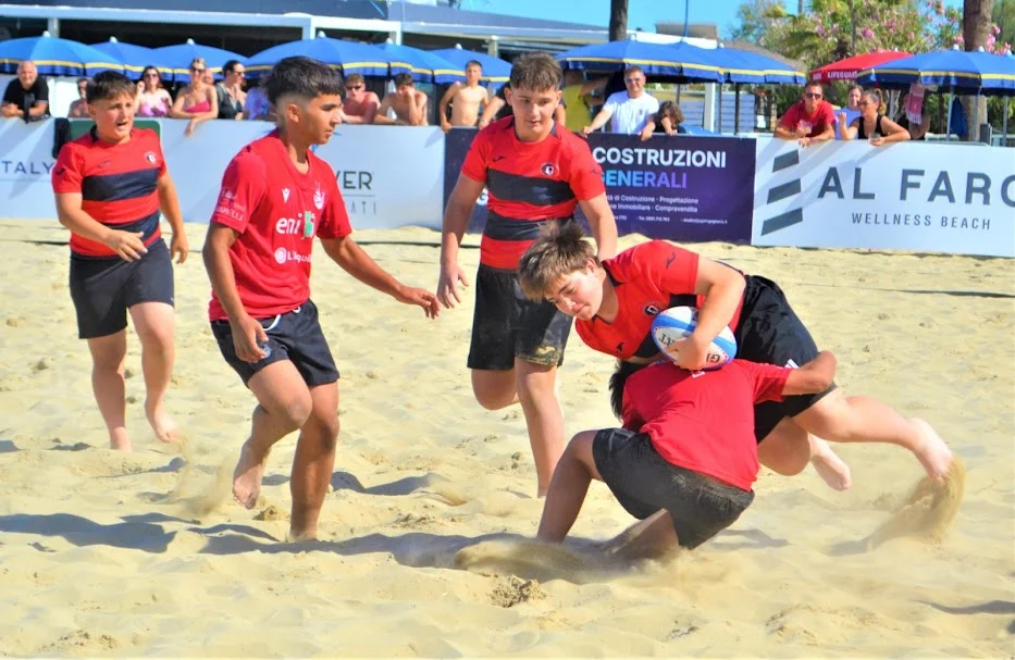 Beach Rugby under 14 ad Alba Adriatica: è stato un vero successo