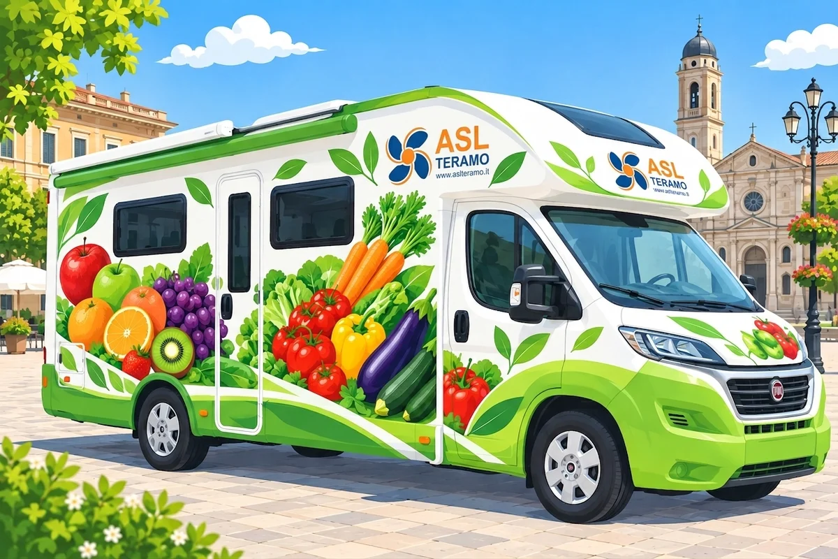 Asl, il Camper della nutrizione fa tappa a Nereto
