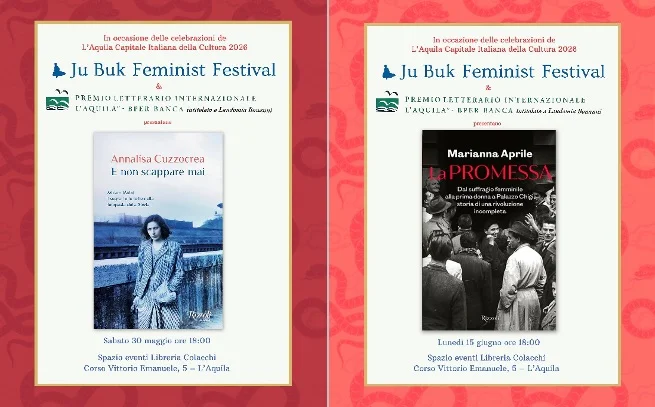 Ju Buk Feminist Festival, i libri di Cuzzocrea e Aprile agli eventi speciali