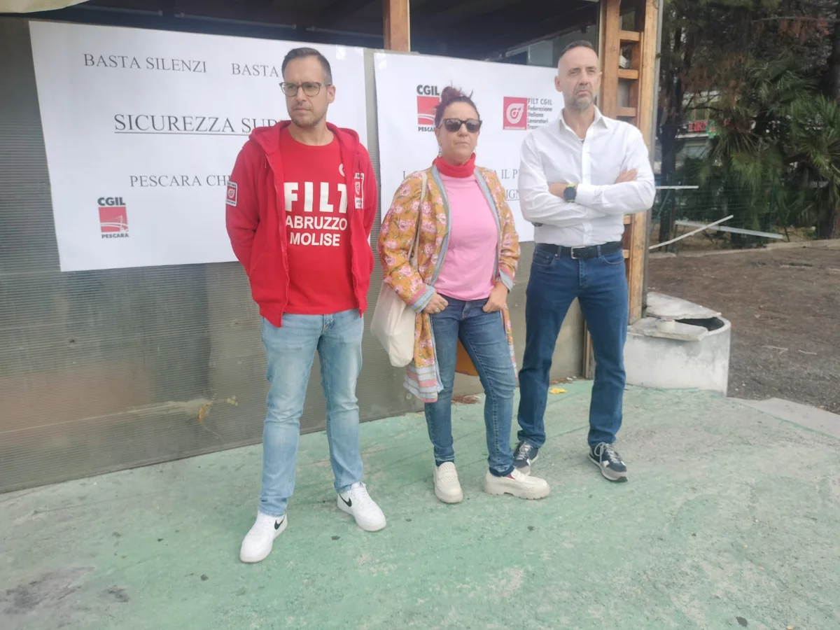 Pescara, terminal bus: dopo la tragedia la Cgil chiede interventi immediati sulla sicurezza