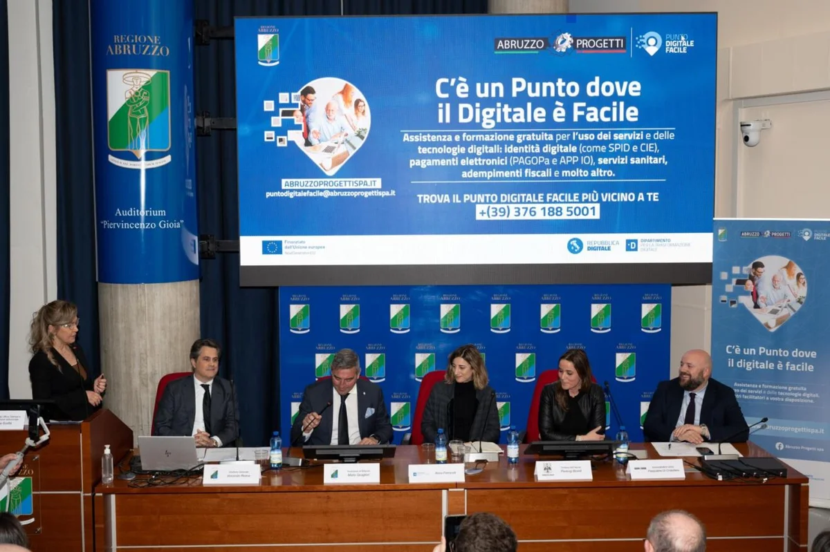 Digitale Facile, in Abruzzo oltre 73mila cittadini assistiti