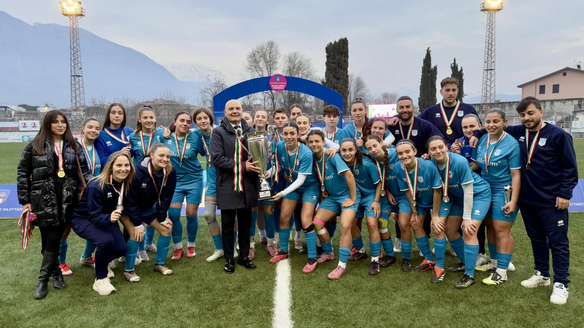 Coppa Italia Eccellenza femminile, le congratulazioni dell'amministrazione al Pineto