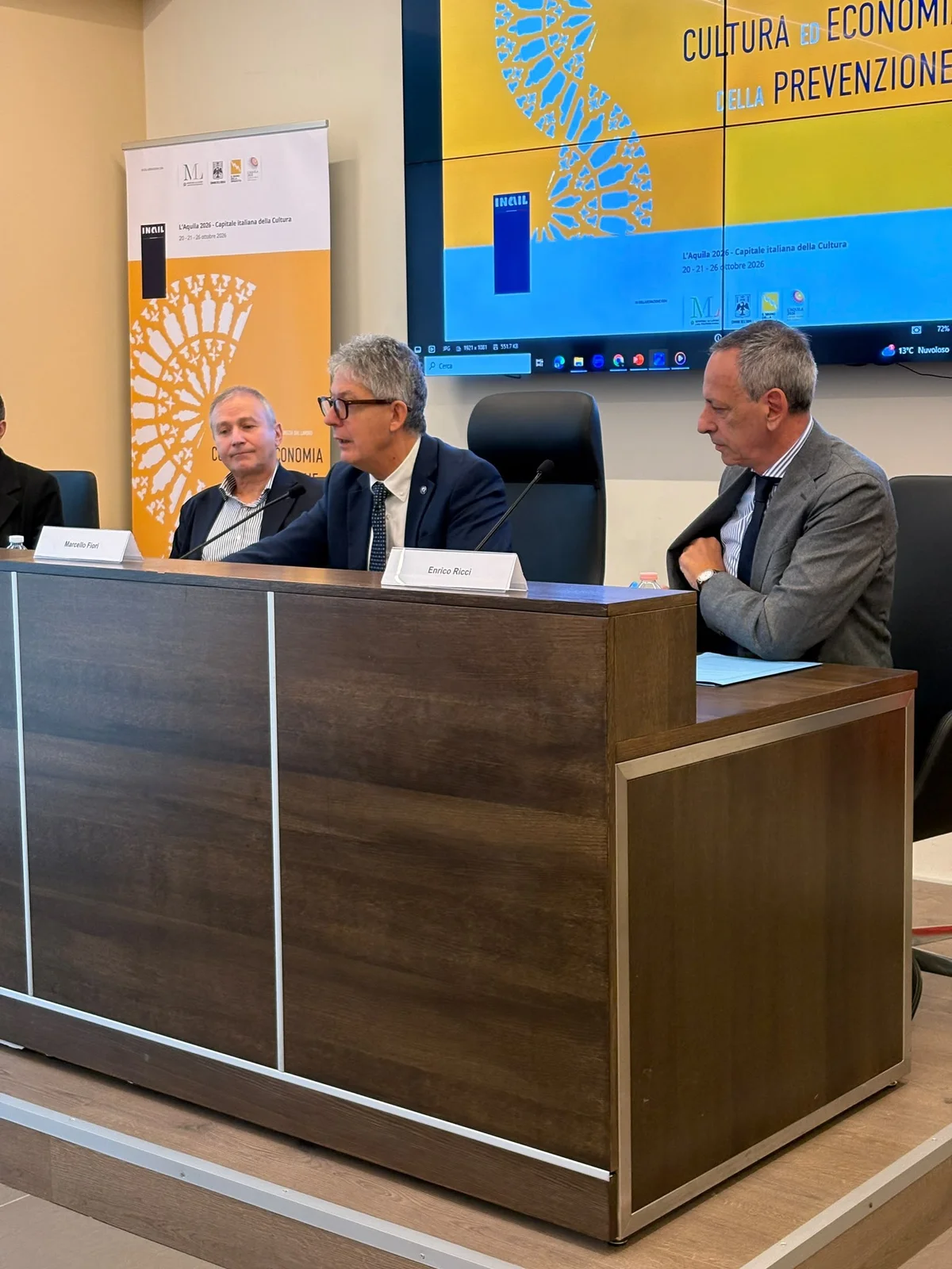 Inail, sicurezza nei cantieri, incentivi e innovazione: a L'Aquila il confronto sulla prevenzione