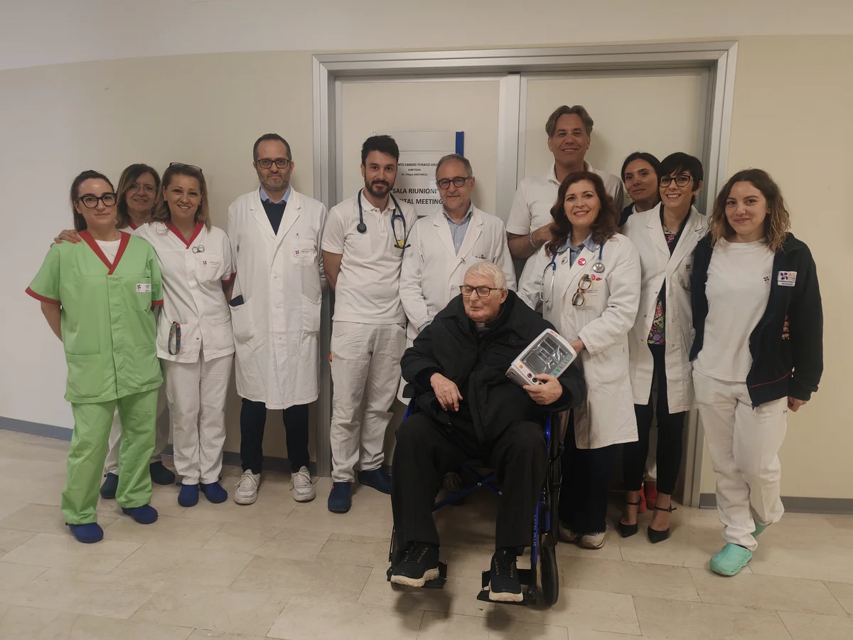 Cardiologia dei servizi, donazione di don Nicola Iobbi all’ospedale di Teramo
