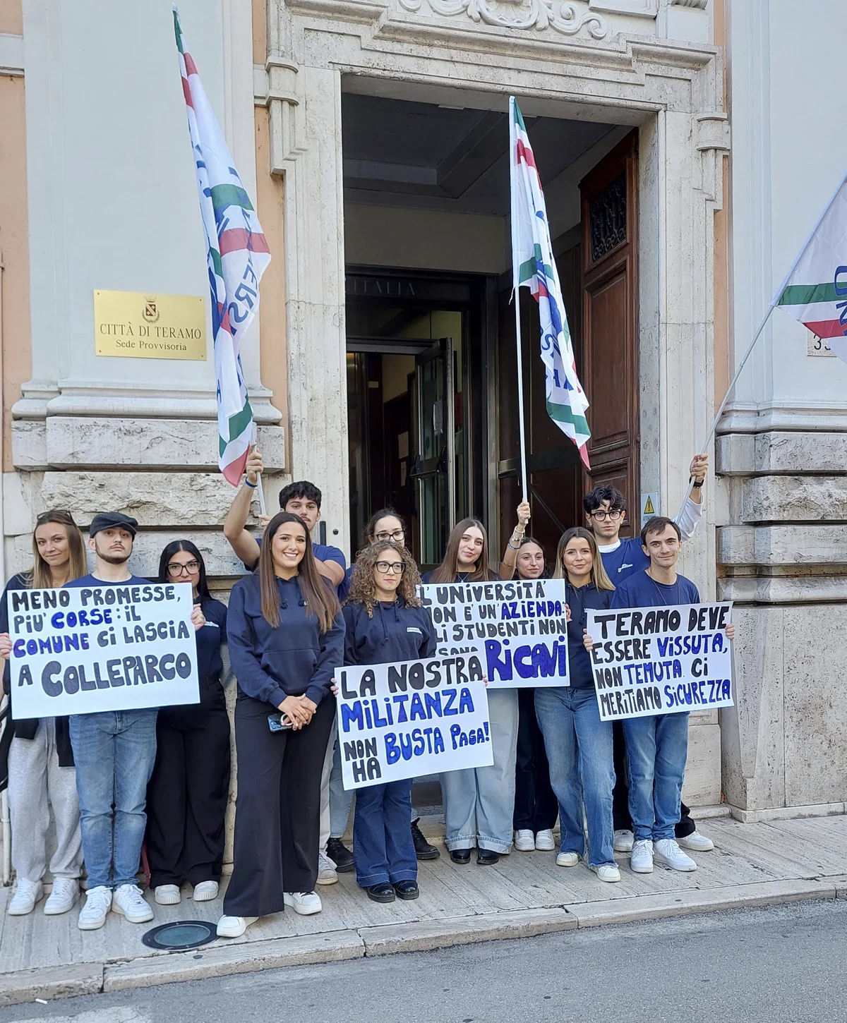 Azione Universitaria Teramo dinanzi al Comune: il diritto allo studio non è monopolio ideologico
