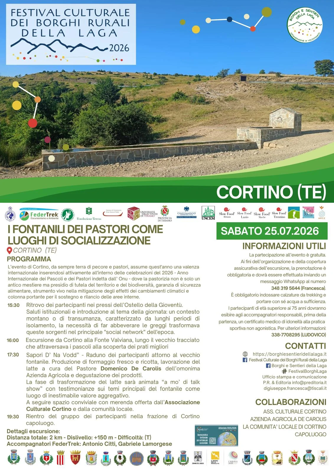 Cortino: i fontanili dei pastori come luoghi di socializzazione