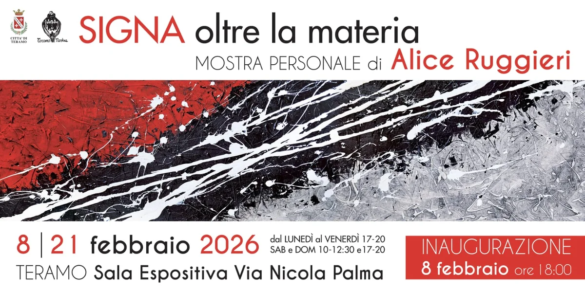 "SIGNA: oltre la materia", a Teramo la mostra personale di Alice Ruggieri
