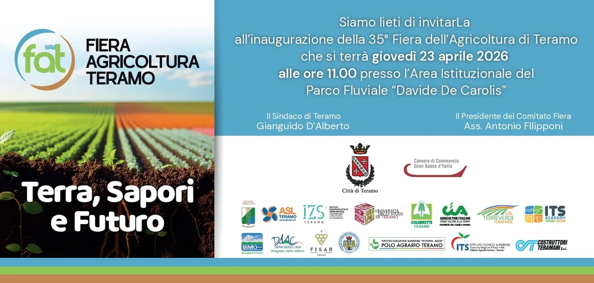 “Terra, sapori e futuro”, giovedì a Teramo si alza il sipario per la Fiera dell'Agricoltura