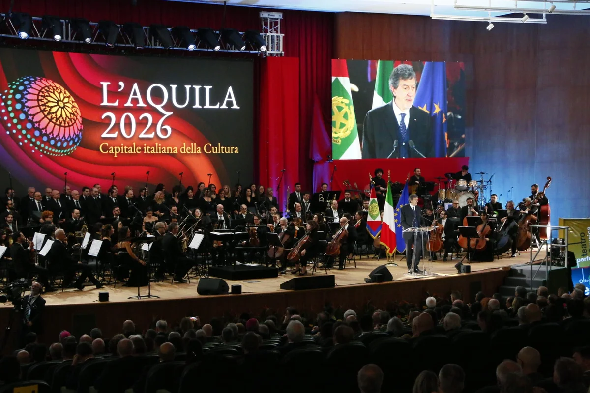L’Aquila Capitale della Cultura 2026, la cerimonia ufficiale alla presenza di Mattarella