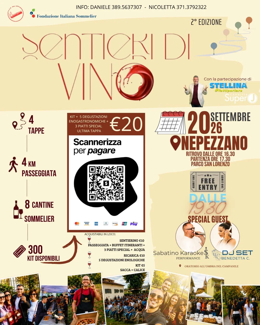 A Nepezzano torna “Sentieri di vino”: il 20 settembre un viaggio tra vigne, sapori, cultura e territorio