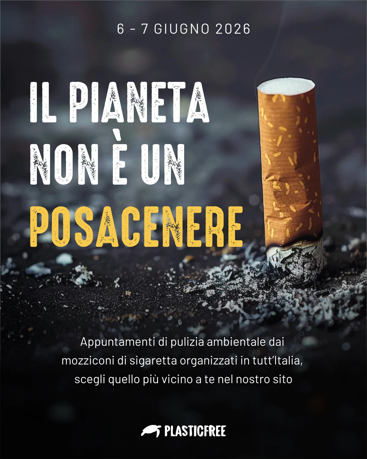 Ambiente, il 6 e 7 giugno mobilitazione italiana contro i mozziconi di sigaretta