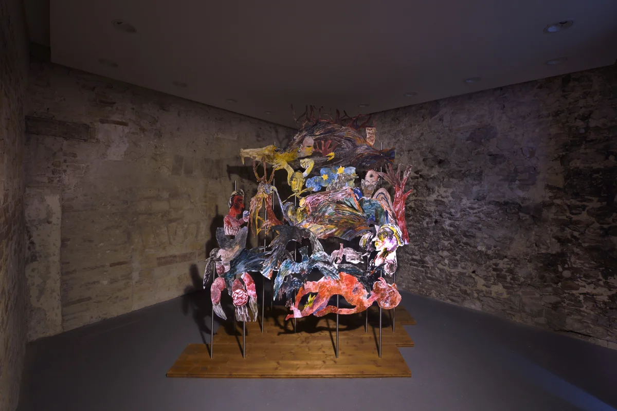 Castelbasso, la mostra "Progetto Genesi. Arte e Diritti Umani" aperta anche a Ferragosto