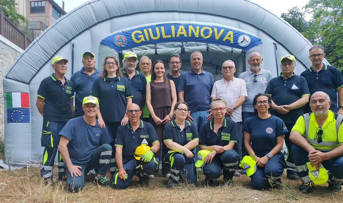 Protezione Civile, esercitazioni fuori sede per i volontari di Giulianova