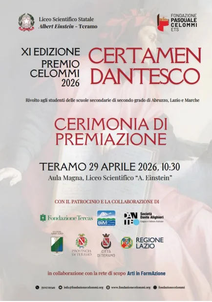Cerimonia di premiazione del XI Certamen dantesco interregionale allo Scientifico Einstein