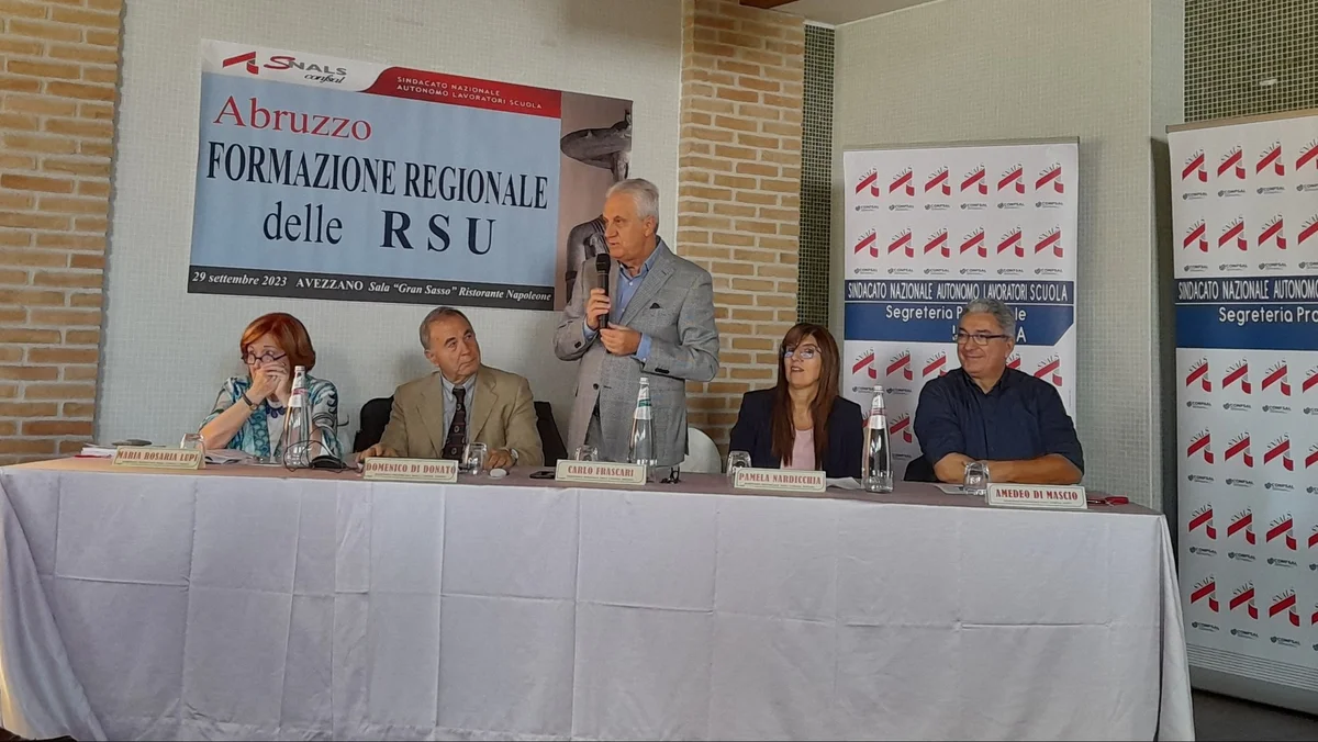 Snals Abruzzo, rinnovati gli organi statutari provinciali