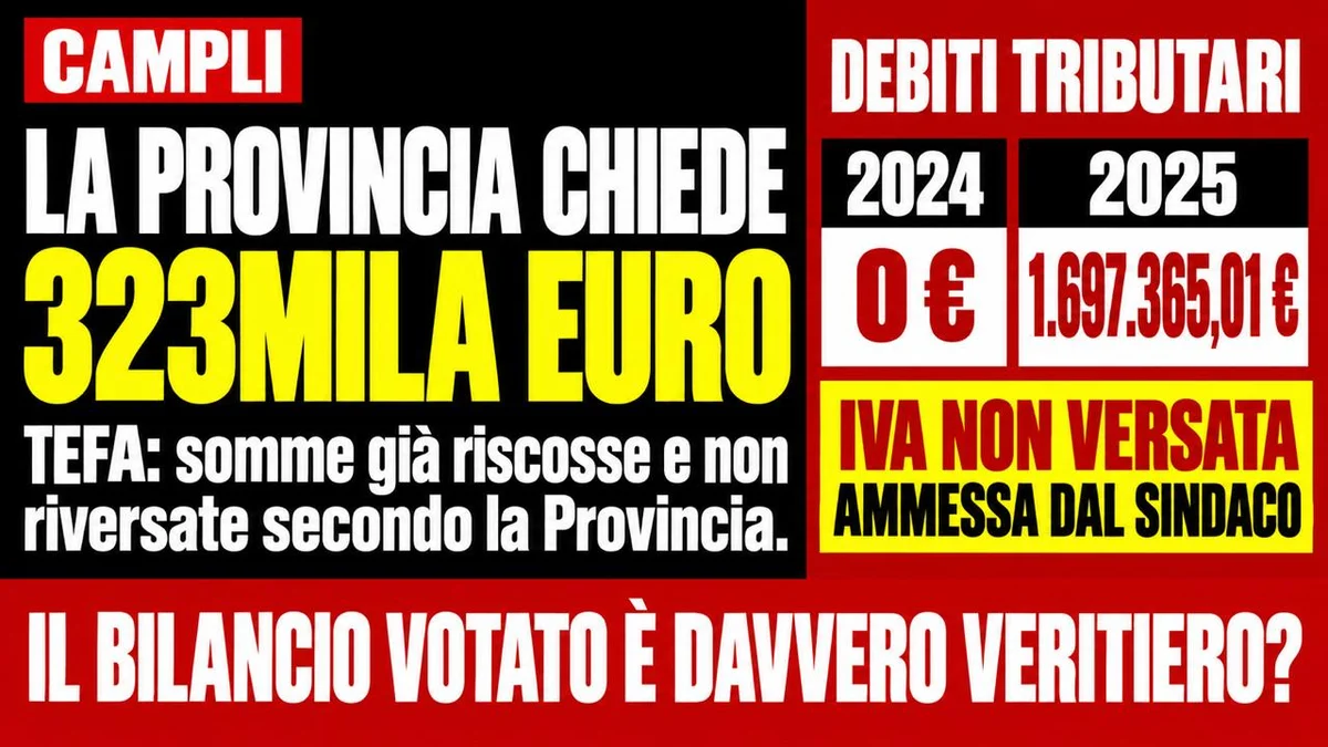 Svolta Campli, la Provincia chiede un tributo di 323mila euro