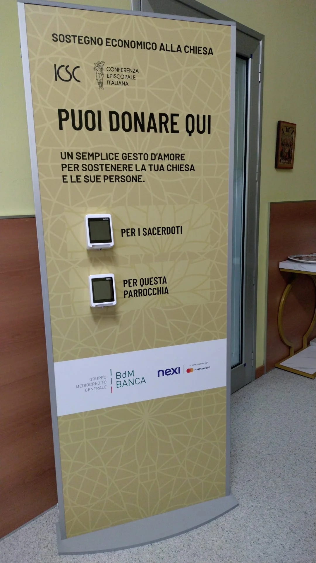 Diocesi Teramo,  al “Cuore Immacolato di Maria” arriva il Pos per la raccolta delle donazioni