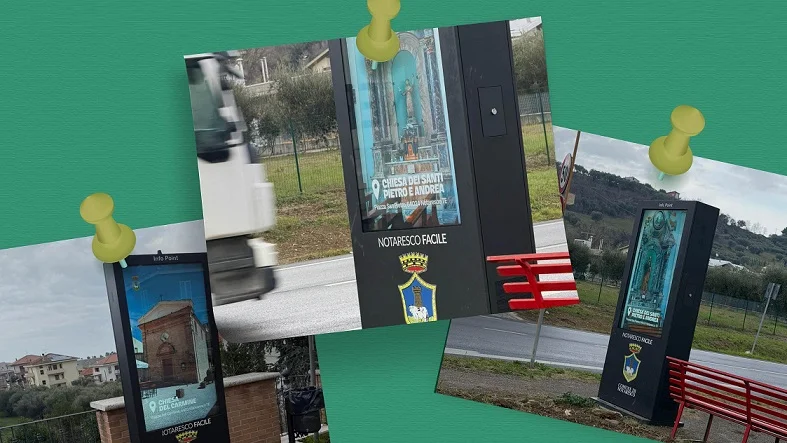 Informazione e digitalizzazione, attivi nuovi totem a Notaresco