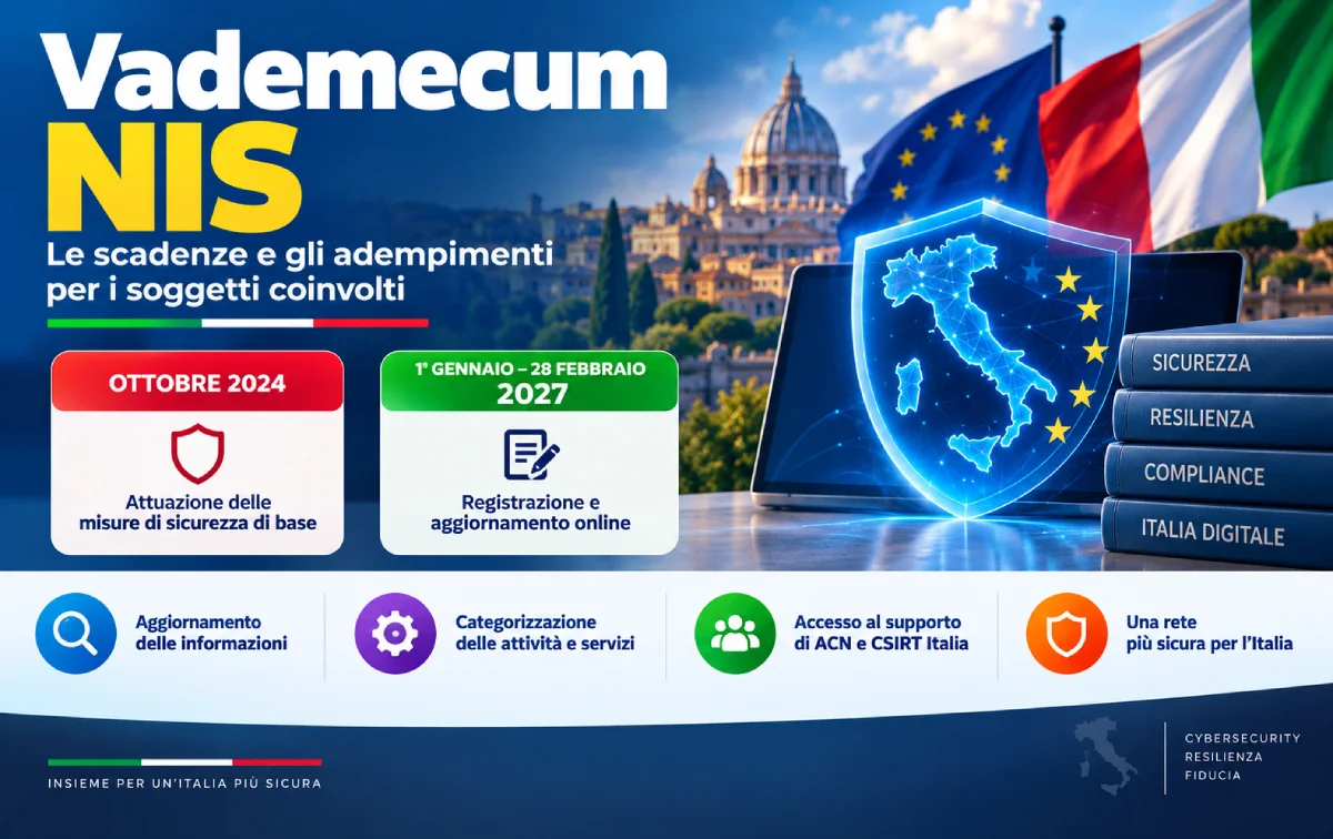 Vademecum NIS: scadenze, adempimenti e soggetti obbligati