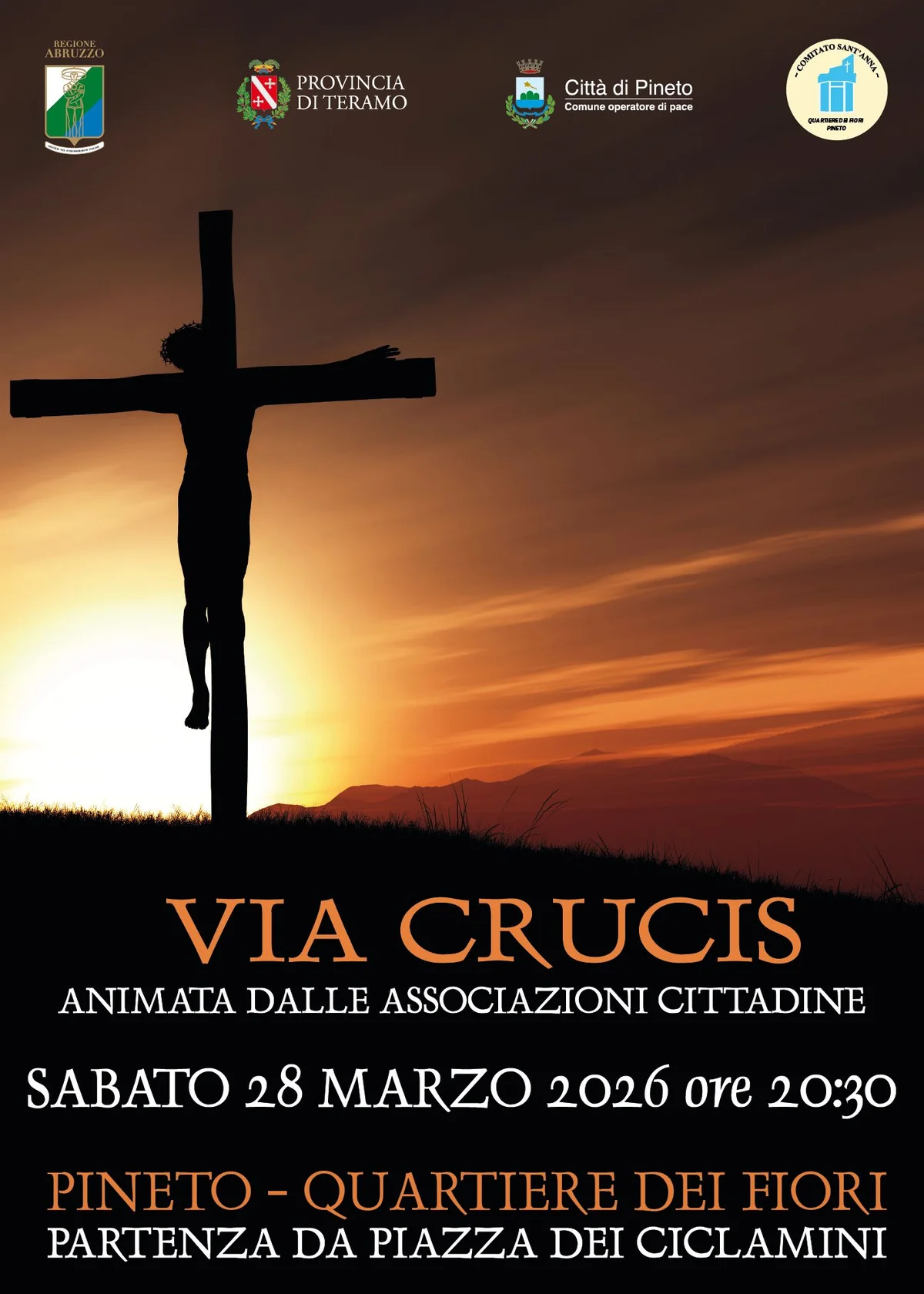 Pineto, torna la Via Crucis nel Quartiere dei Fiori