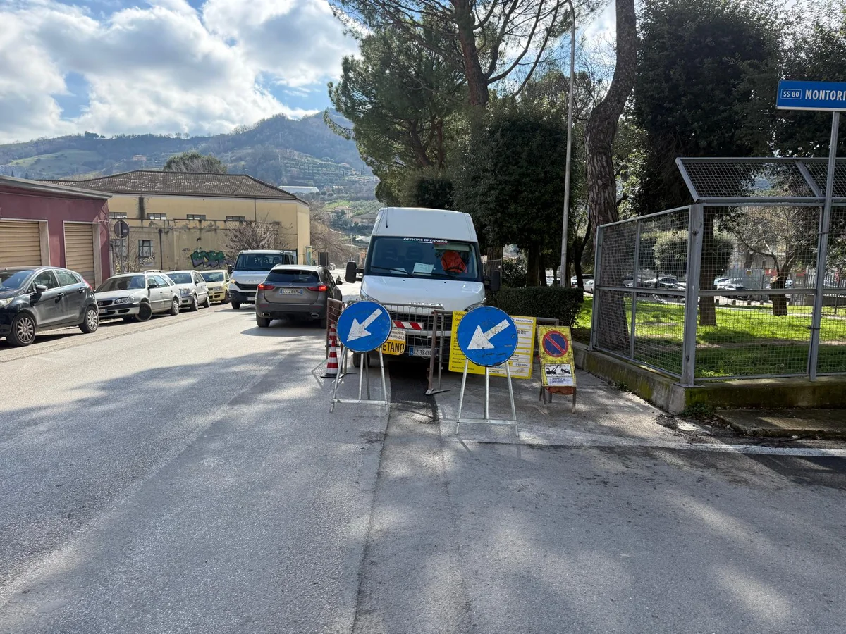 FOTO | Fuga di gas in via Tom Di Paolantonio a Teramo