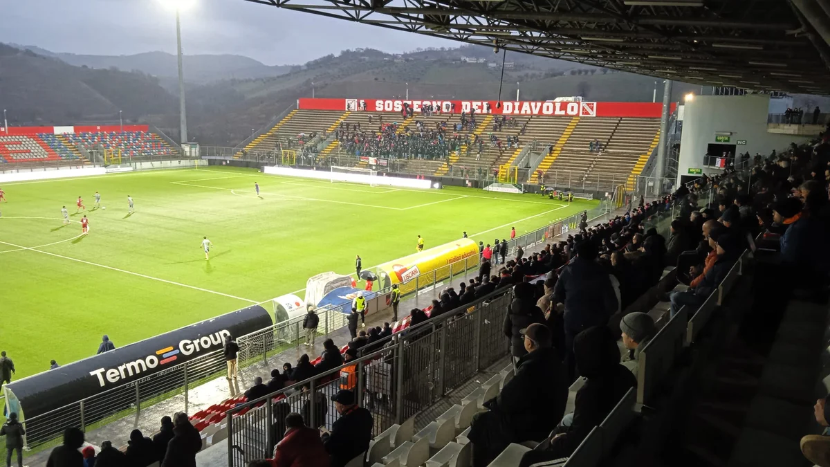 Calcio D/F, il Teramo vince (2-1) e quasi vede la vetta!