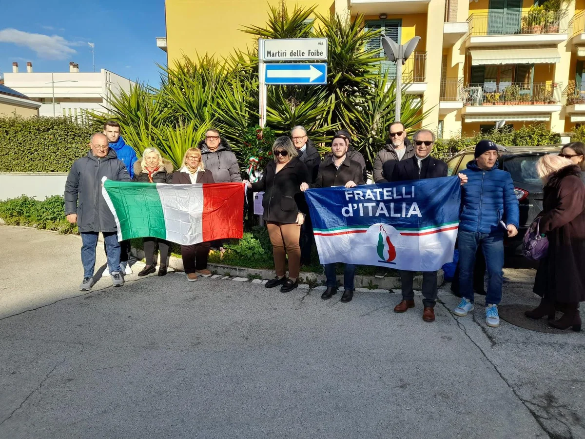 FOTO | Giorno del ricordo, commemorati a Teramo e a Giulianova i martiri delle foibe