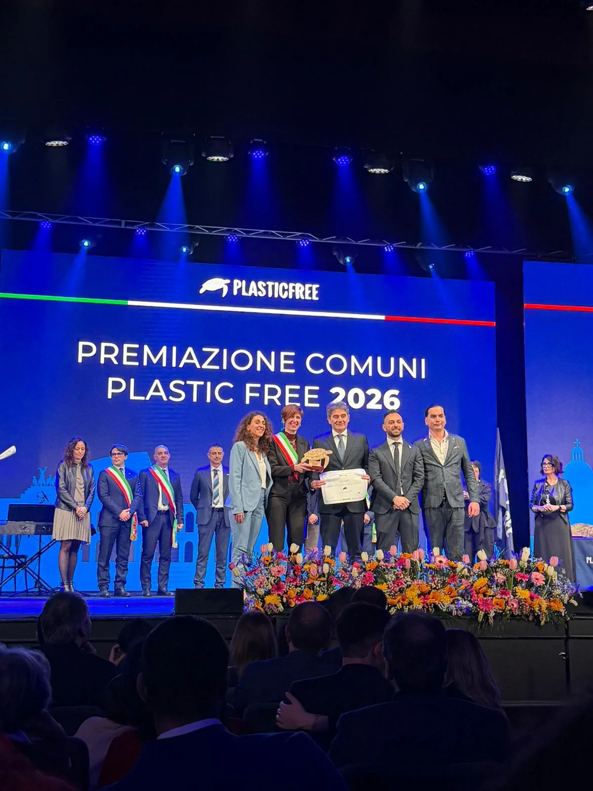 Il Comune di Teramo premiato a Roma come Comune “Plastic Free”