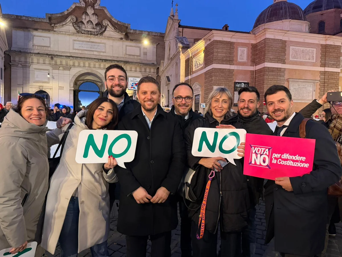 Referendum, grande adesione del Pd Abruzzo a Roma